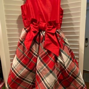 Red Plaid Holiday Dress